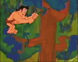 george of the jungle vintage GIF