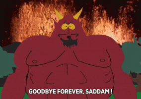 fire goodbye GIF by South Park 