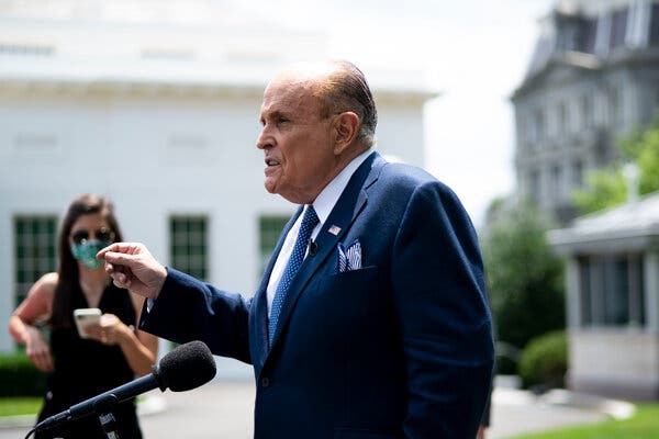 The search warrants mark a major development in the long-running investigation against Rudy Giuliani.